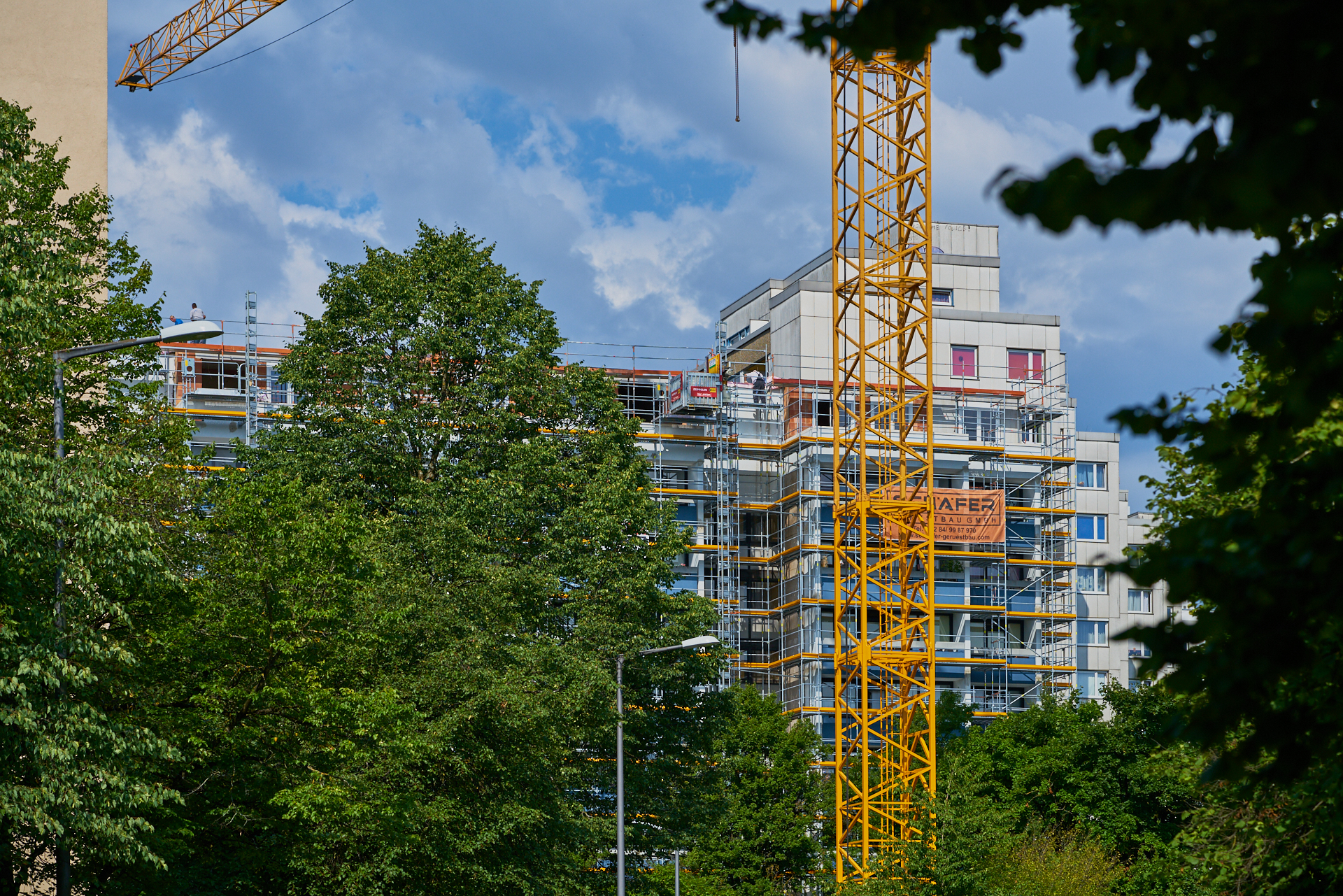 Neuperlach-kafka-aufstockung/-Baustelle