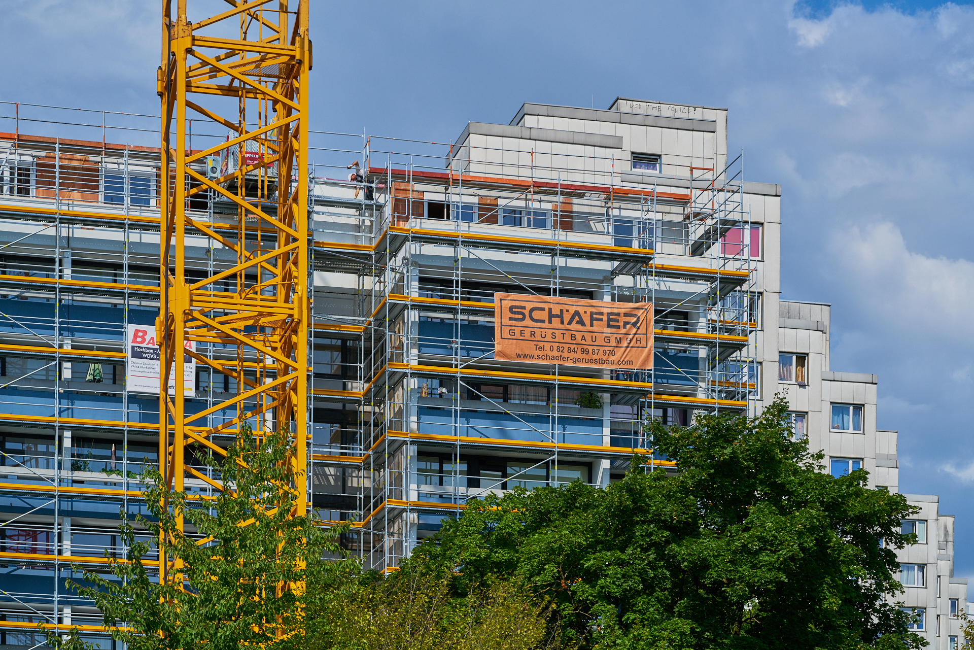 Neuperlach-kafka-aufstockung/-Baustelle