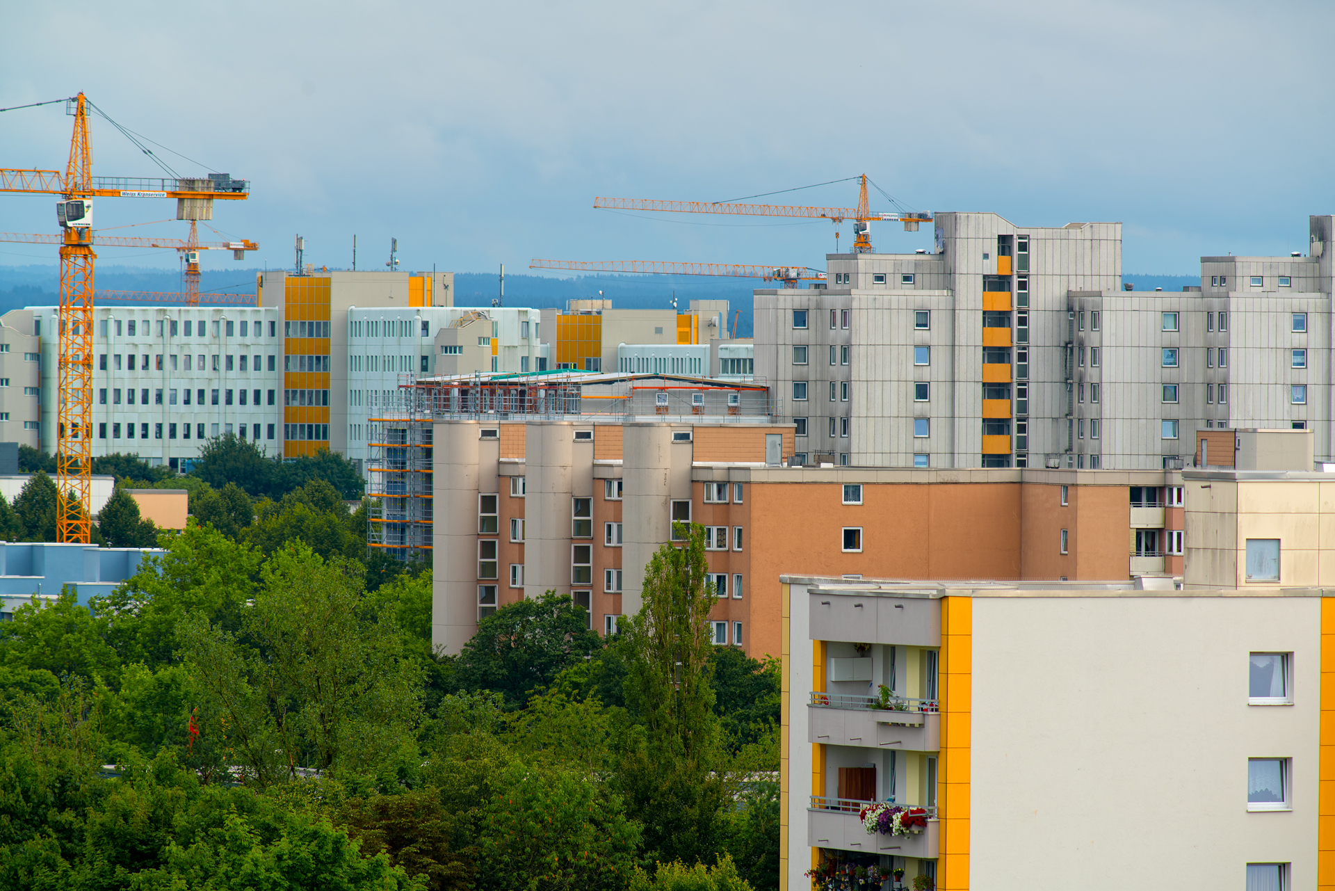 Neuperlach-kafka-aufstockung/-Baustelle