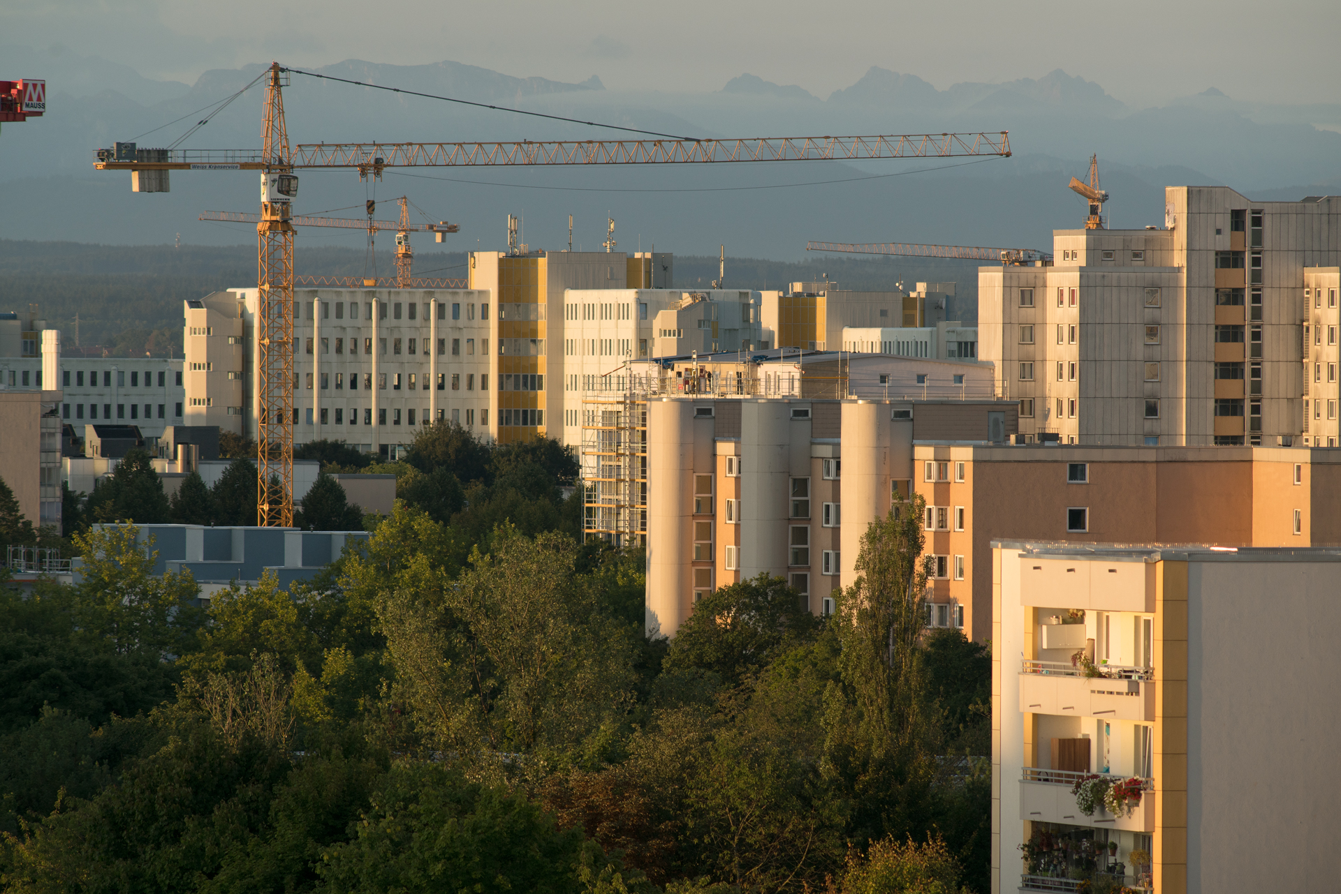 Baustelle Hacker- und Donnersberger Brücke