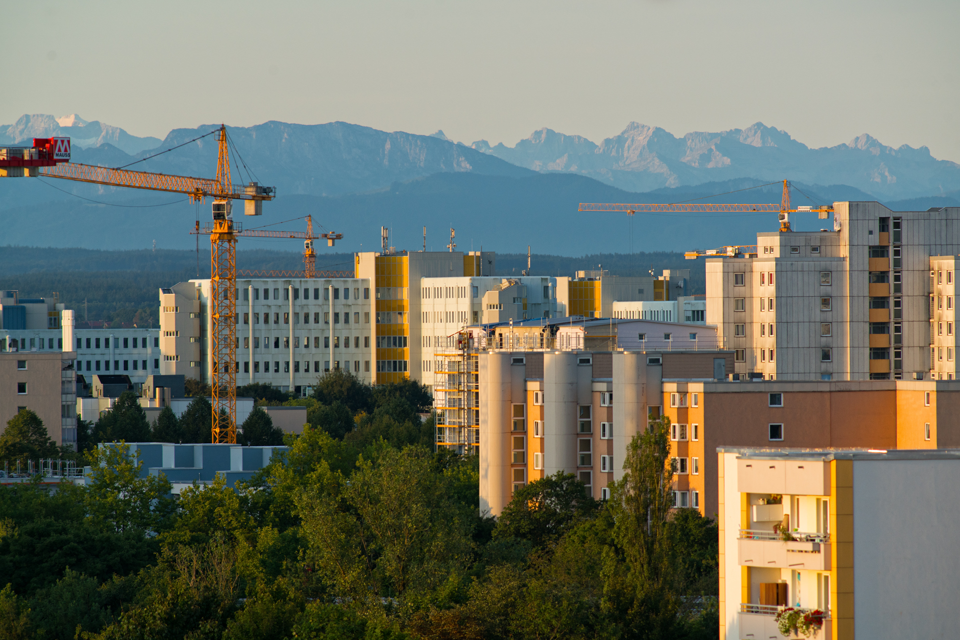 Baustelle Hacker- und Donnersberger Brücke