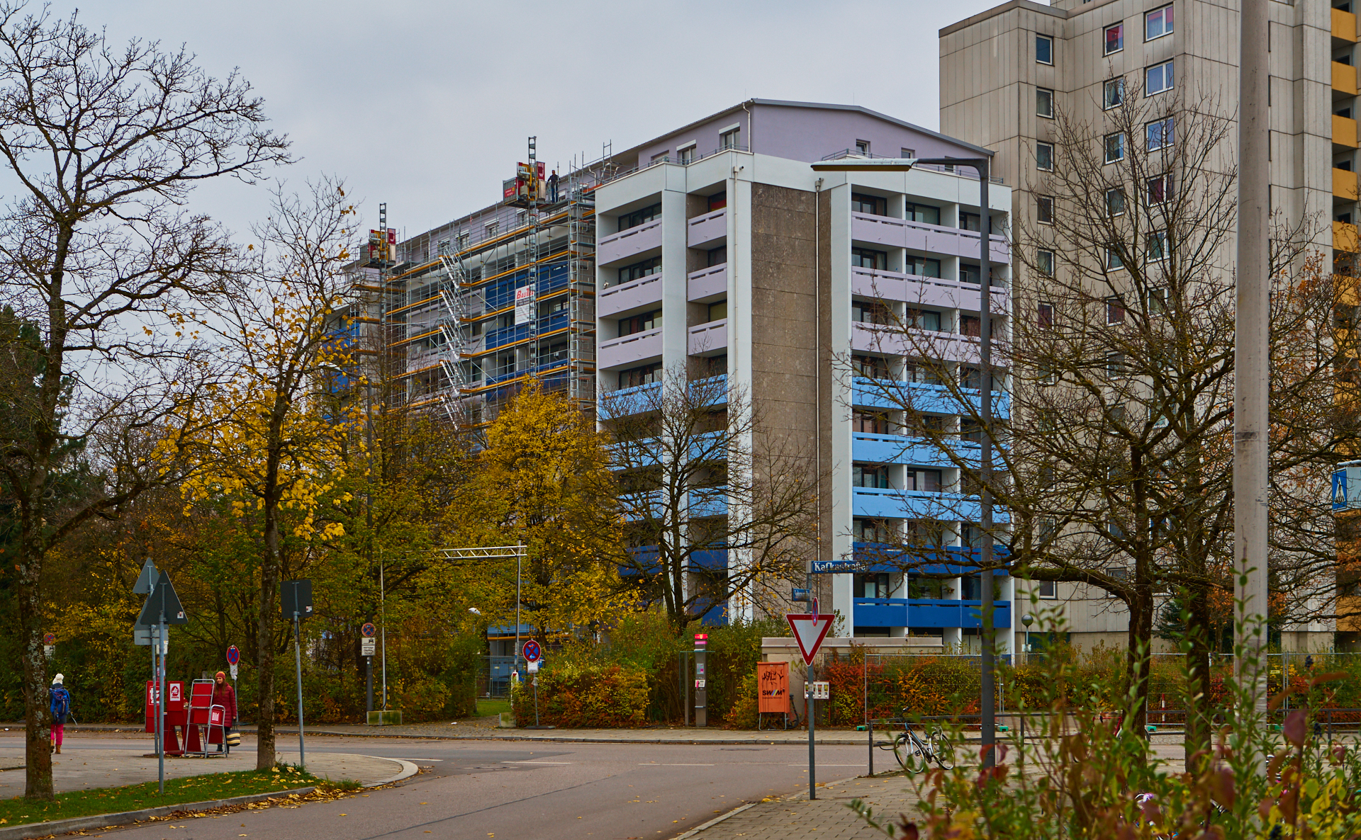 Neuperlach-Aufstockung Kafkastraße am 10.11.2017