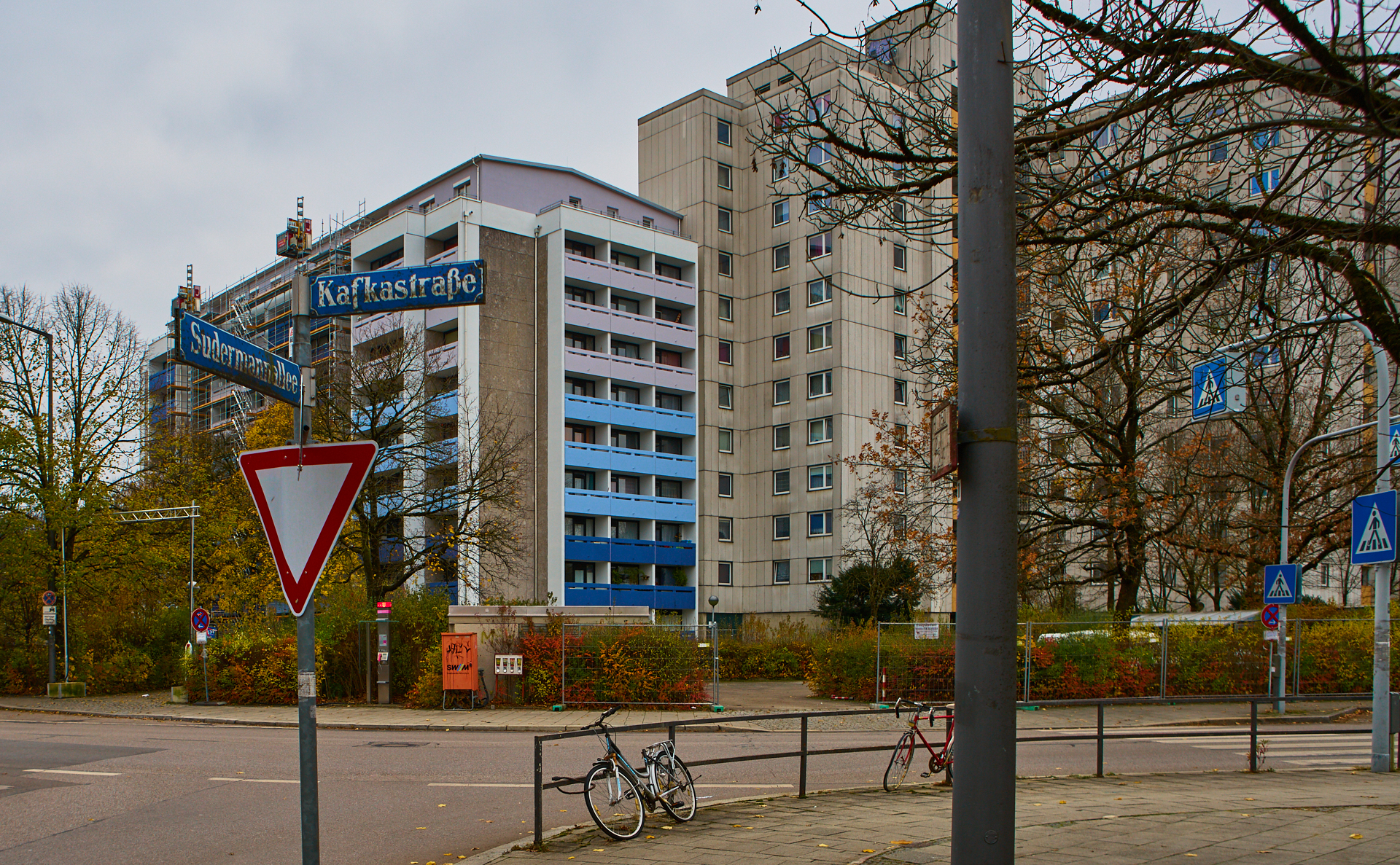 Neuperlach-Aufstockung Kafkastraße am 10.11.2017