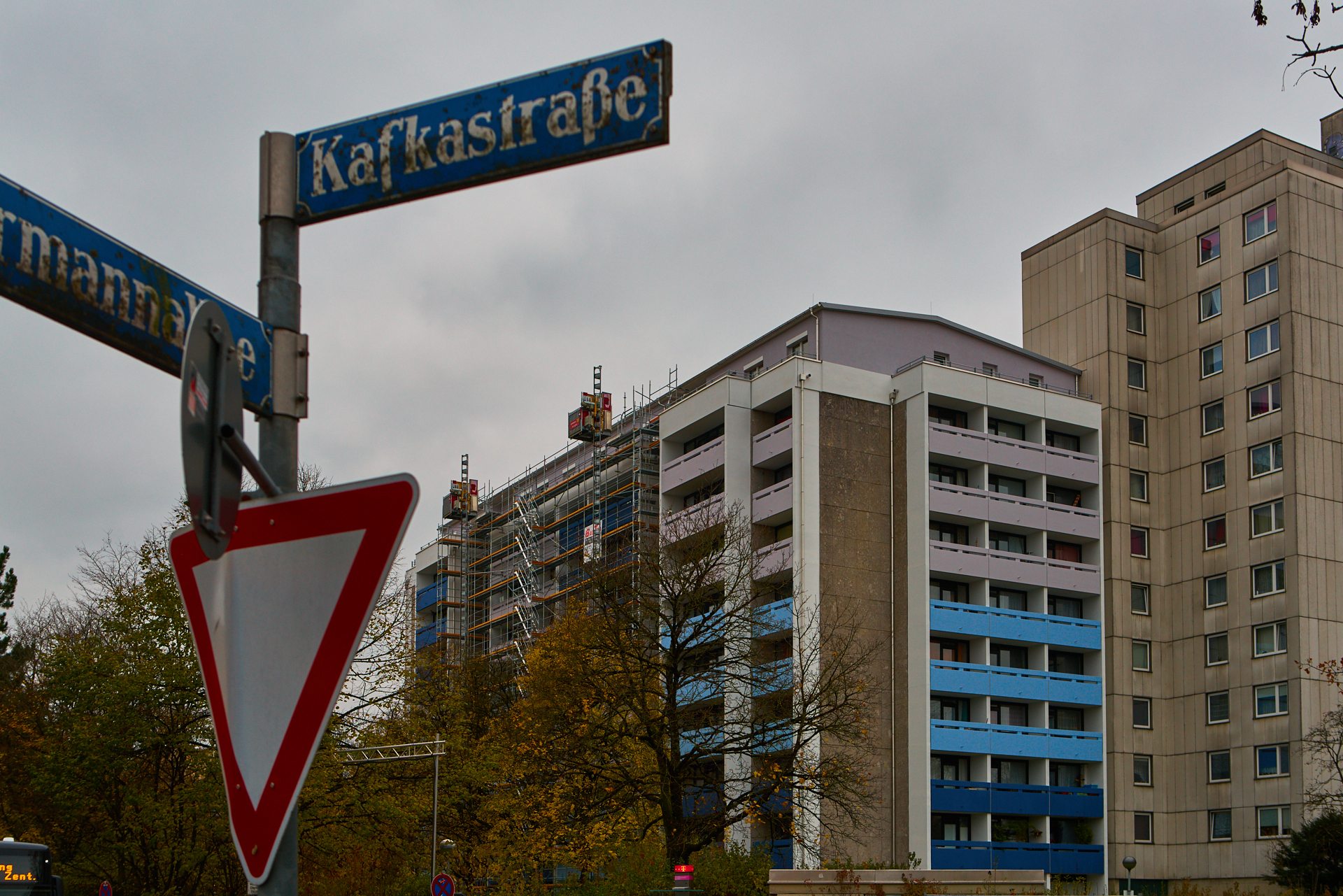 Neuperlach-Aufstockung Kafkastraße am 10.11.2017
