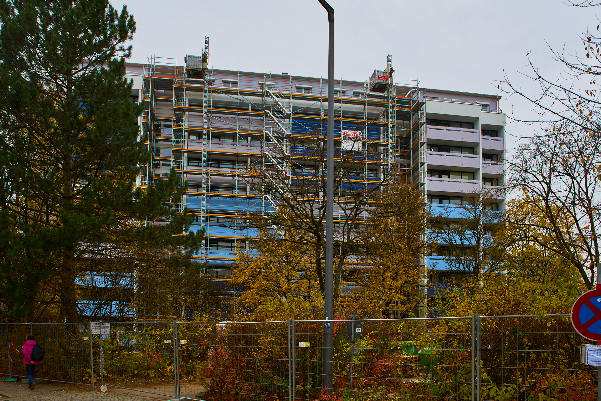 Neuperlach-Aufstockung Kafkastraße am 10.11.2017