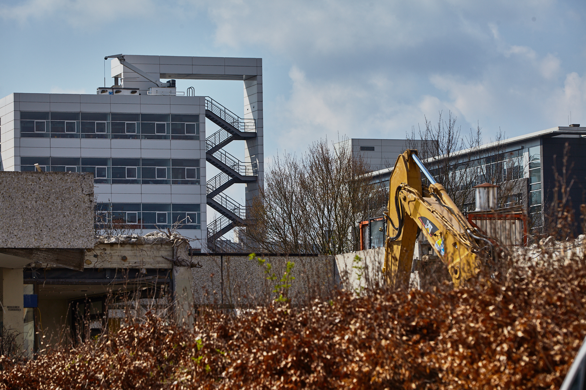 Plettzentrum-Abrissarbeiten am 17.04.2012