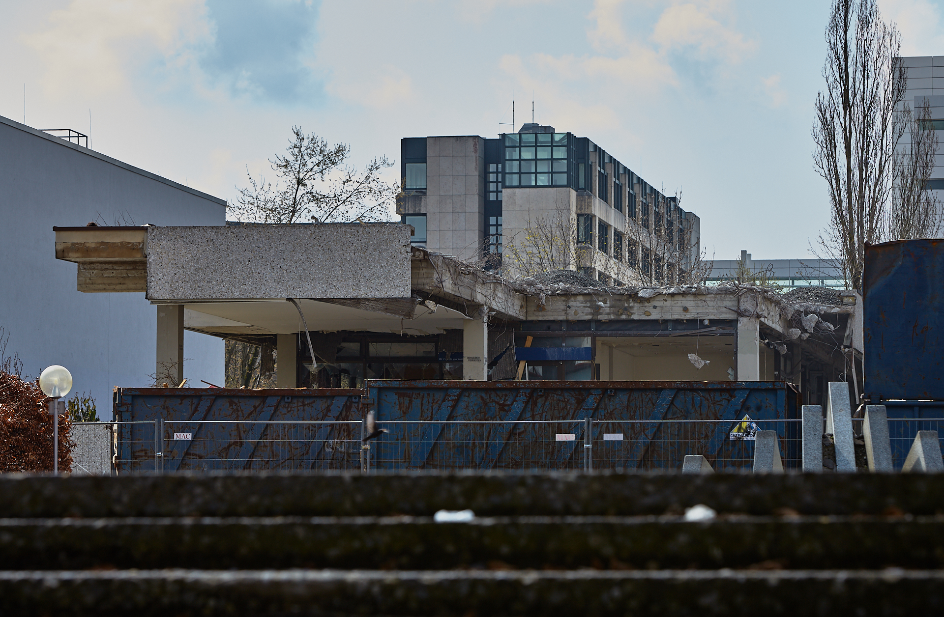 Plettzentrum-Abrissarbeiten am 17.04.2012