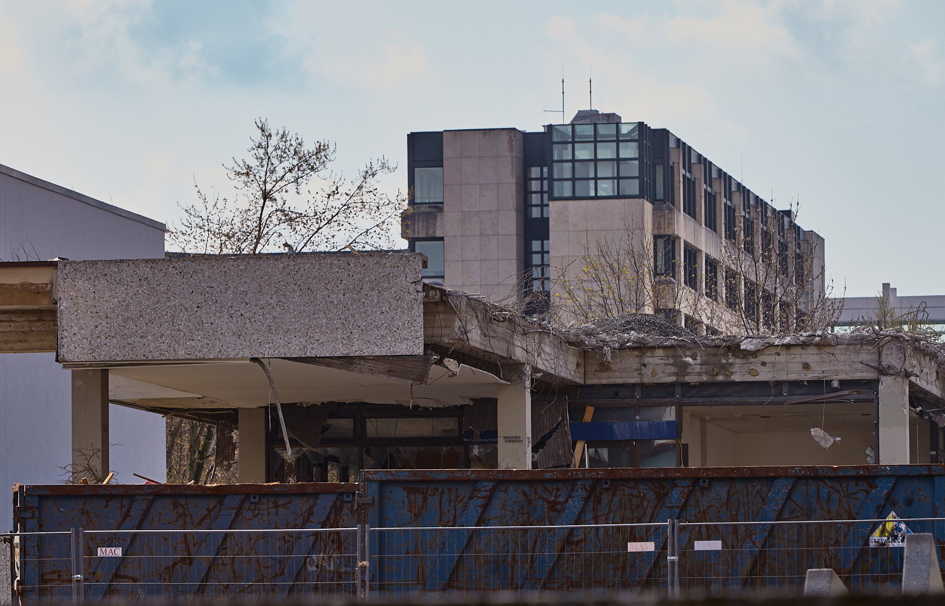 Plettzentrum-Abrissarbeiten am 17.04.2012