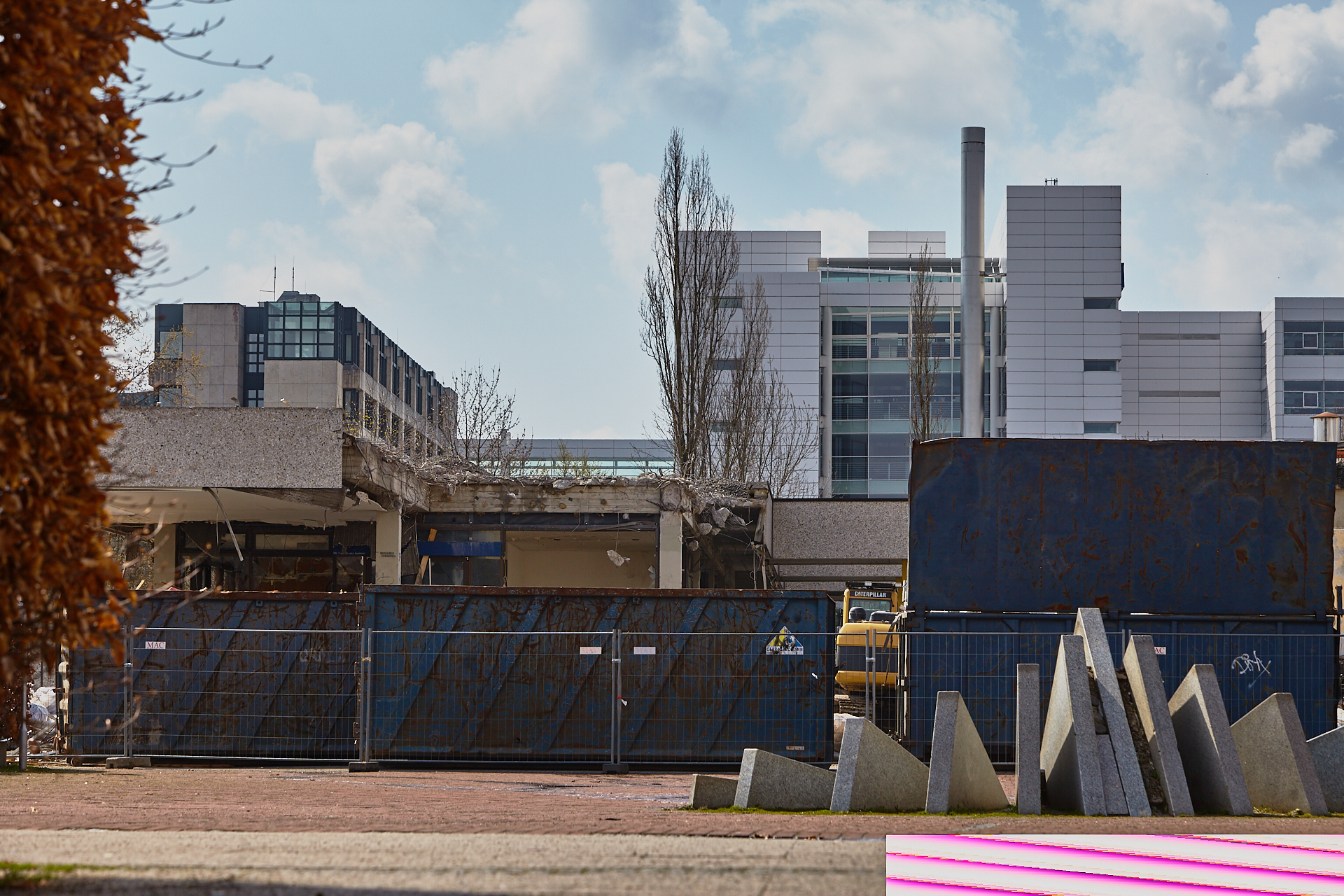 Plettzentrum-Abrissarbeiten am 17.04.2012