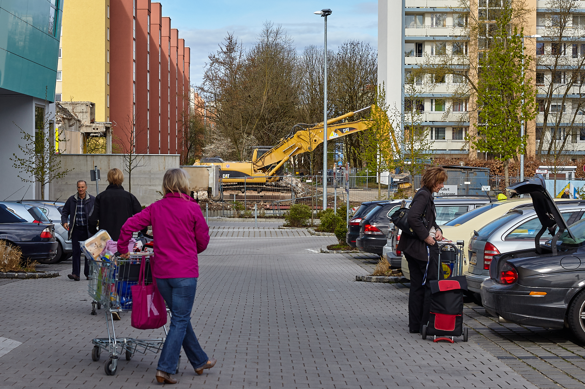Neuperlach-Baustelle Plettzentrum