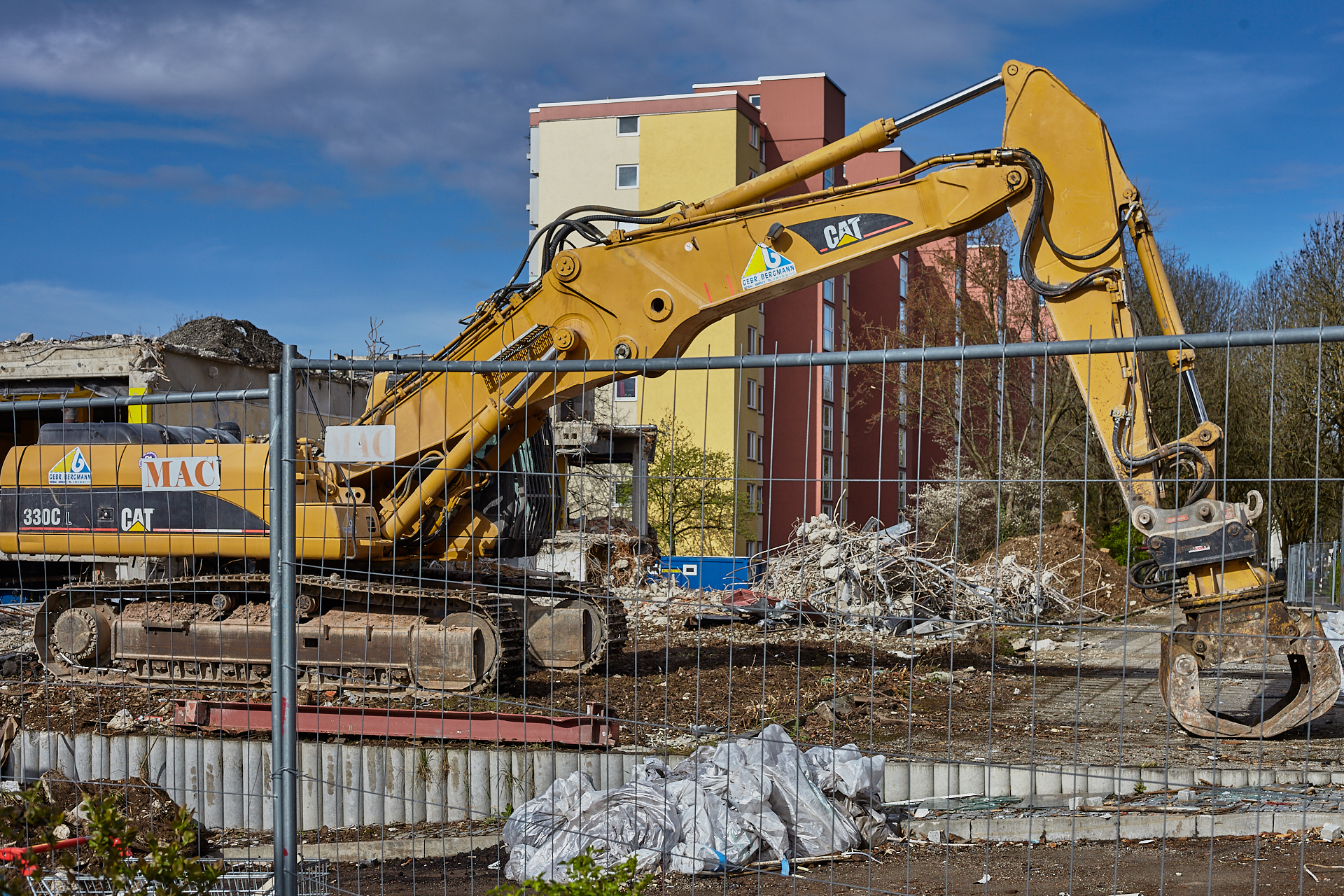 Neuperlach-Baustelle Plettzentrum
