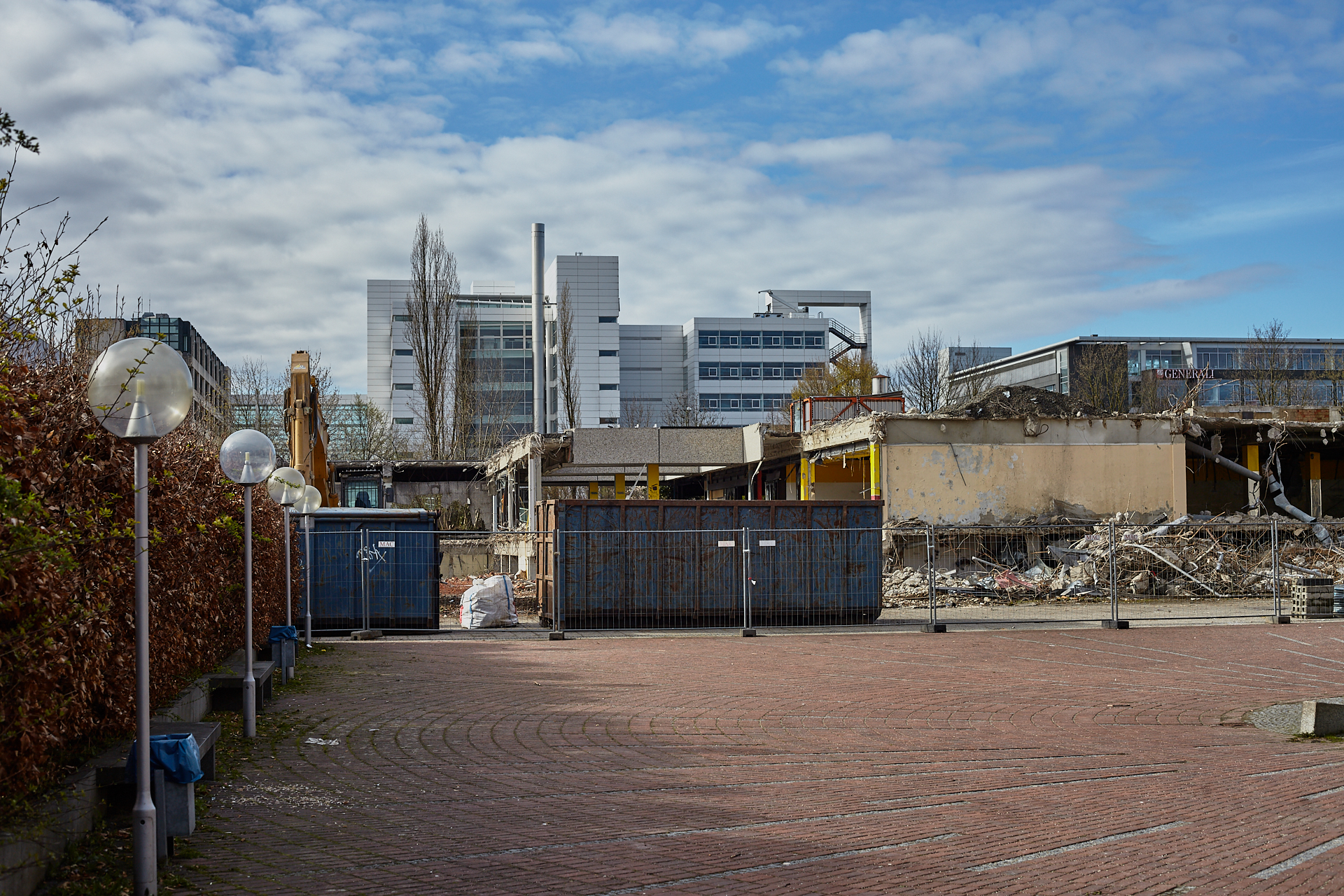 Neuperlach-Baustelle Plettzentrum