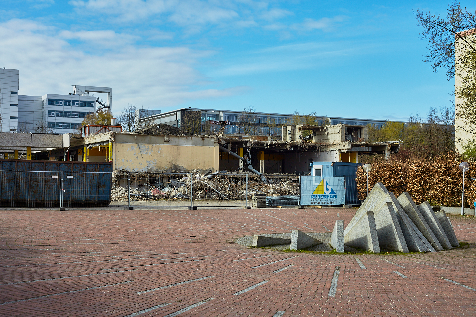 Neuperlach-Baustelle Plettzentrum
