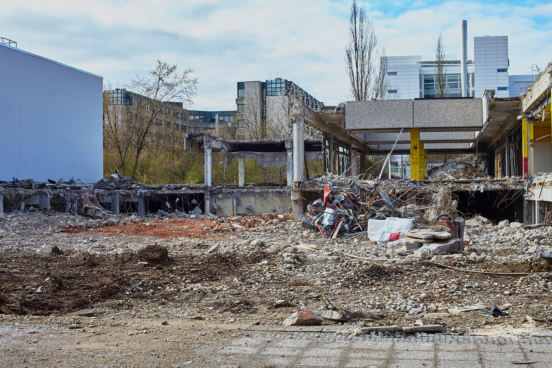 Neuperlach-Baustelle Plettzentrum