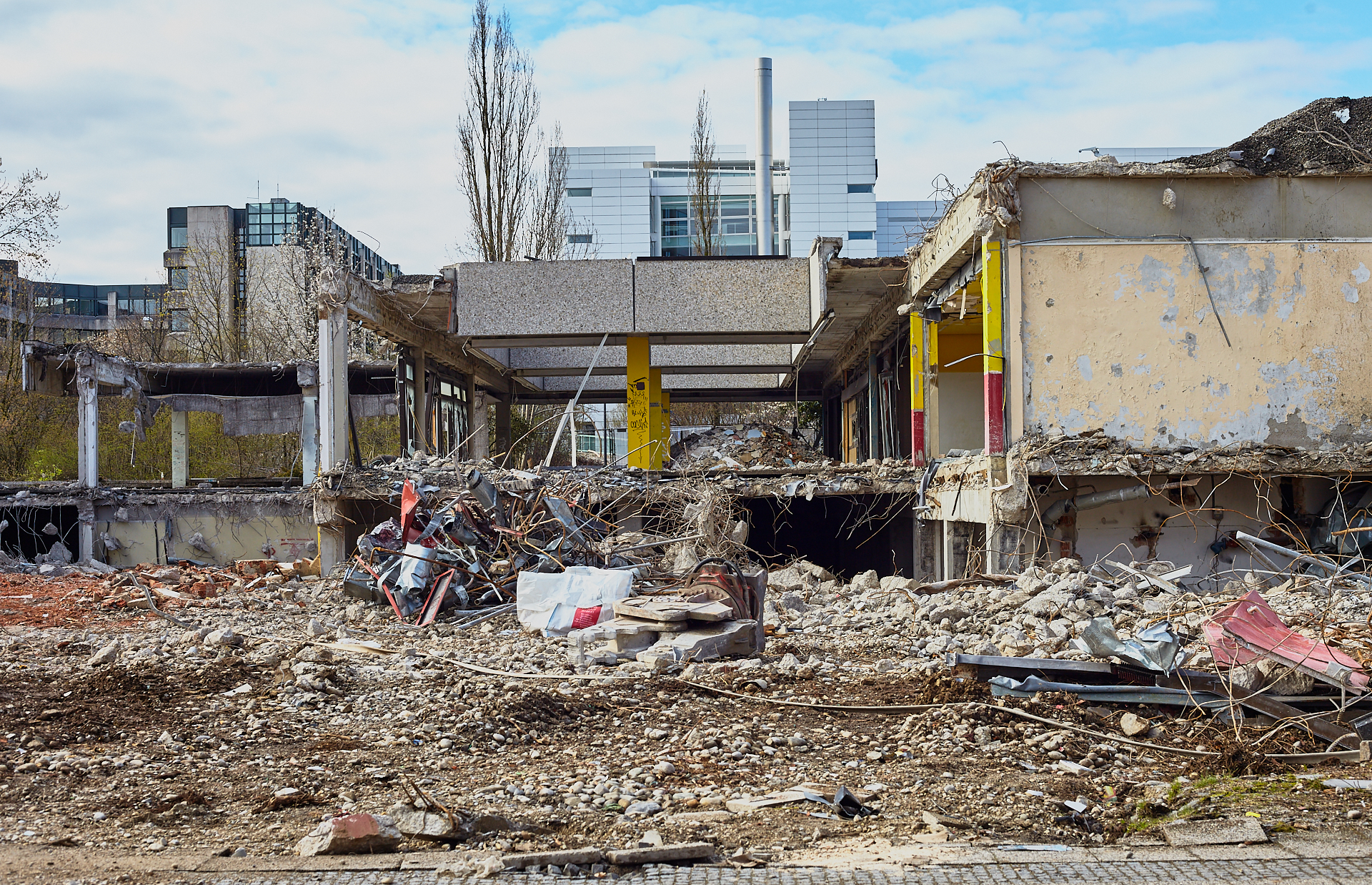 Neuperlach-Baustelle Plettzentrum