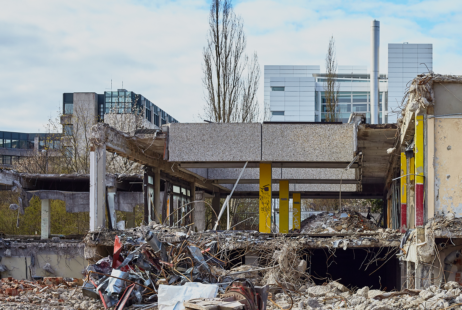 Neuperlach-Baustelle Plettzentrum
