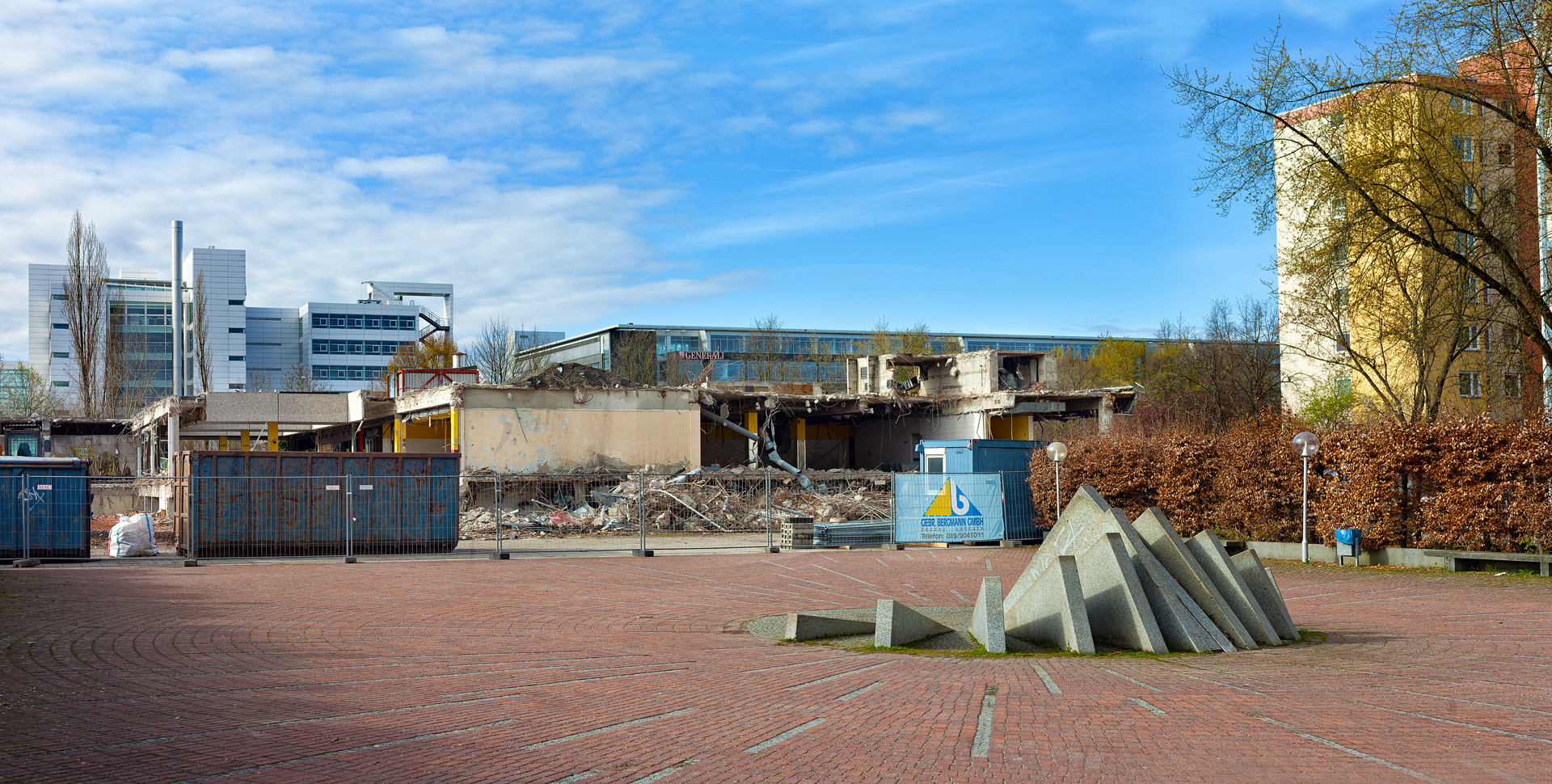 Neuperlach-Baustelle Plettzentrum