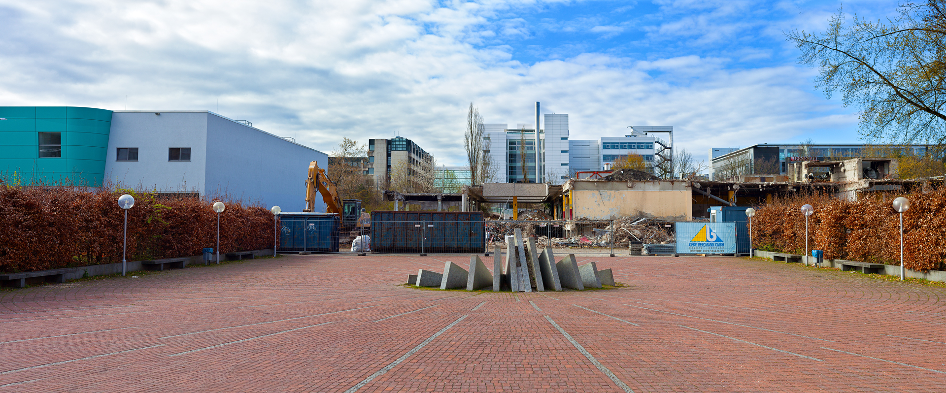 Neuperlach-Baustelle Plettzentrum
