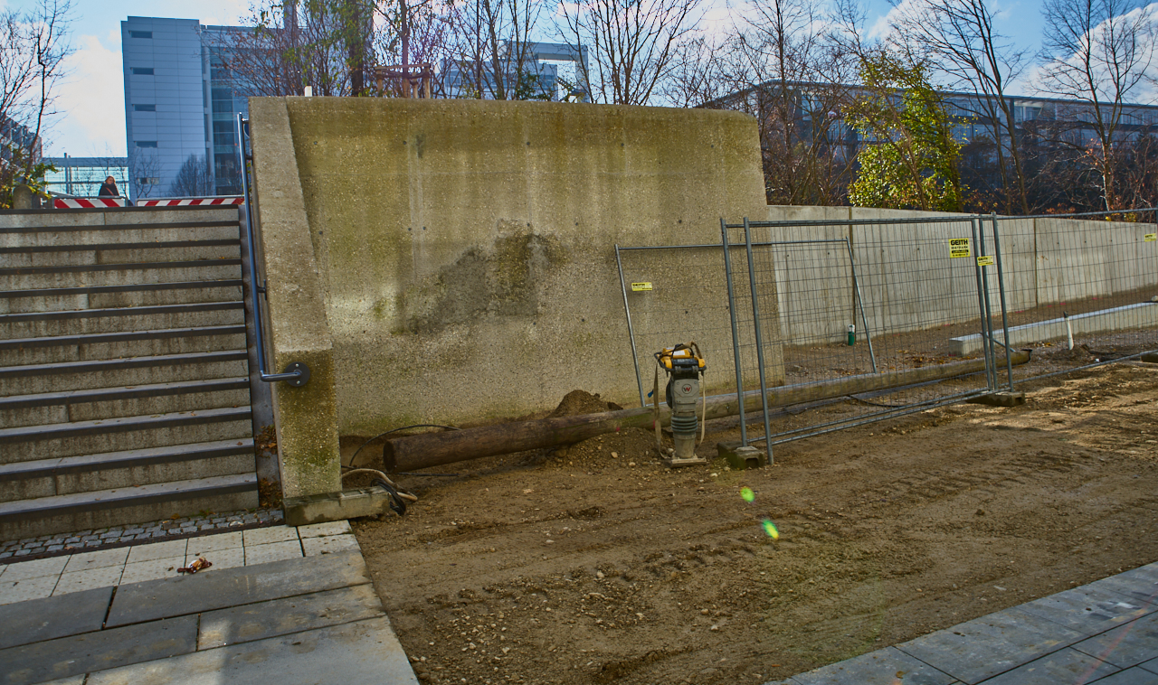 Plettzentrum und Treppe am 15.11.2017