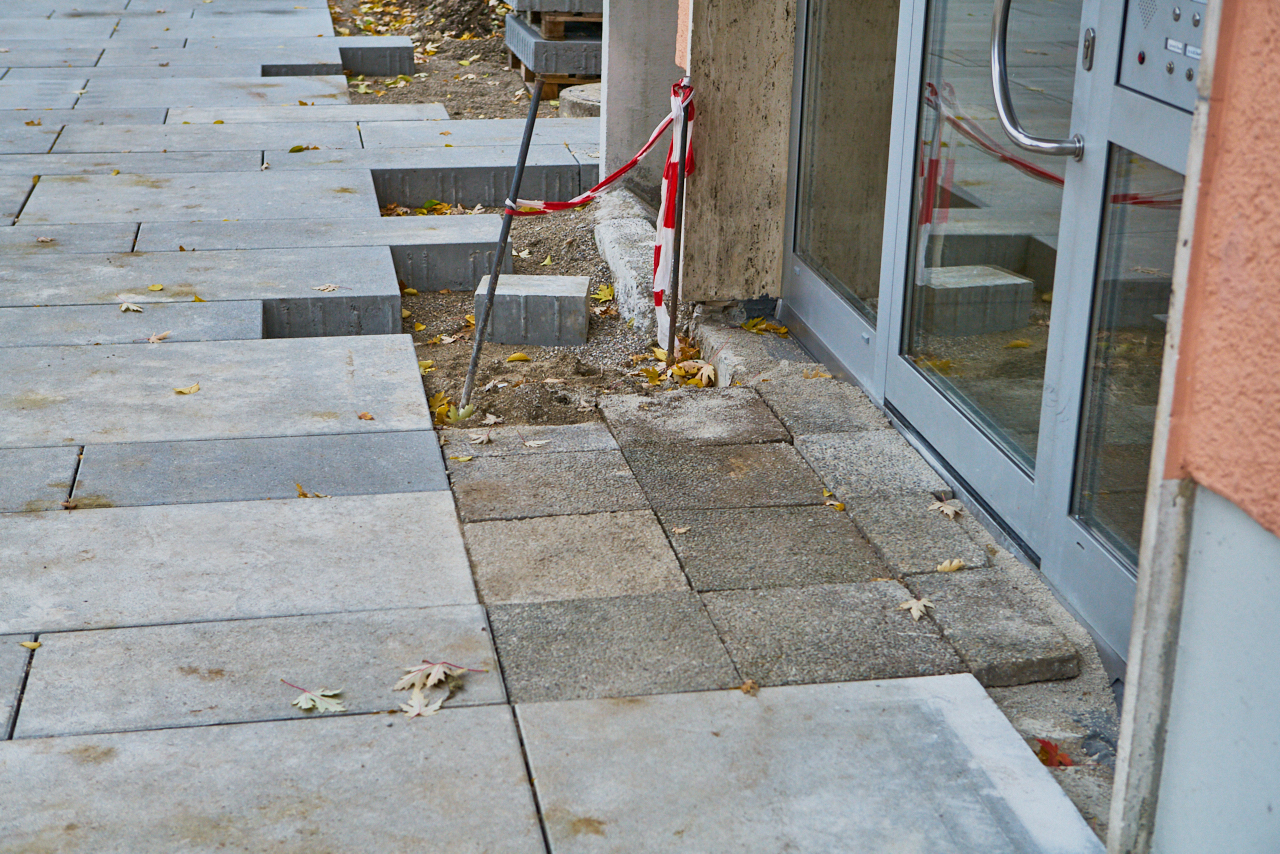 Plettzentrum-Neue Pflastersteine am 20.11.2017