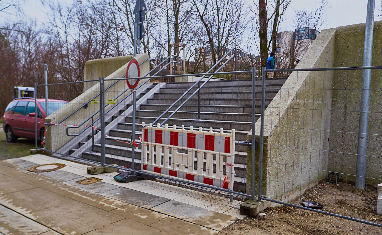 Rampe im Plettzentrum am 05.12.2017