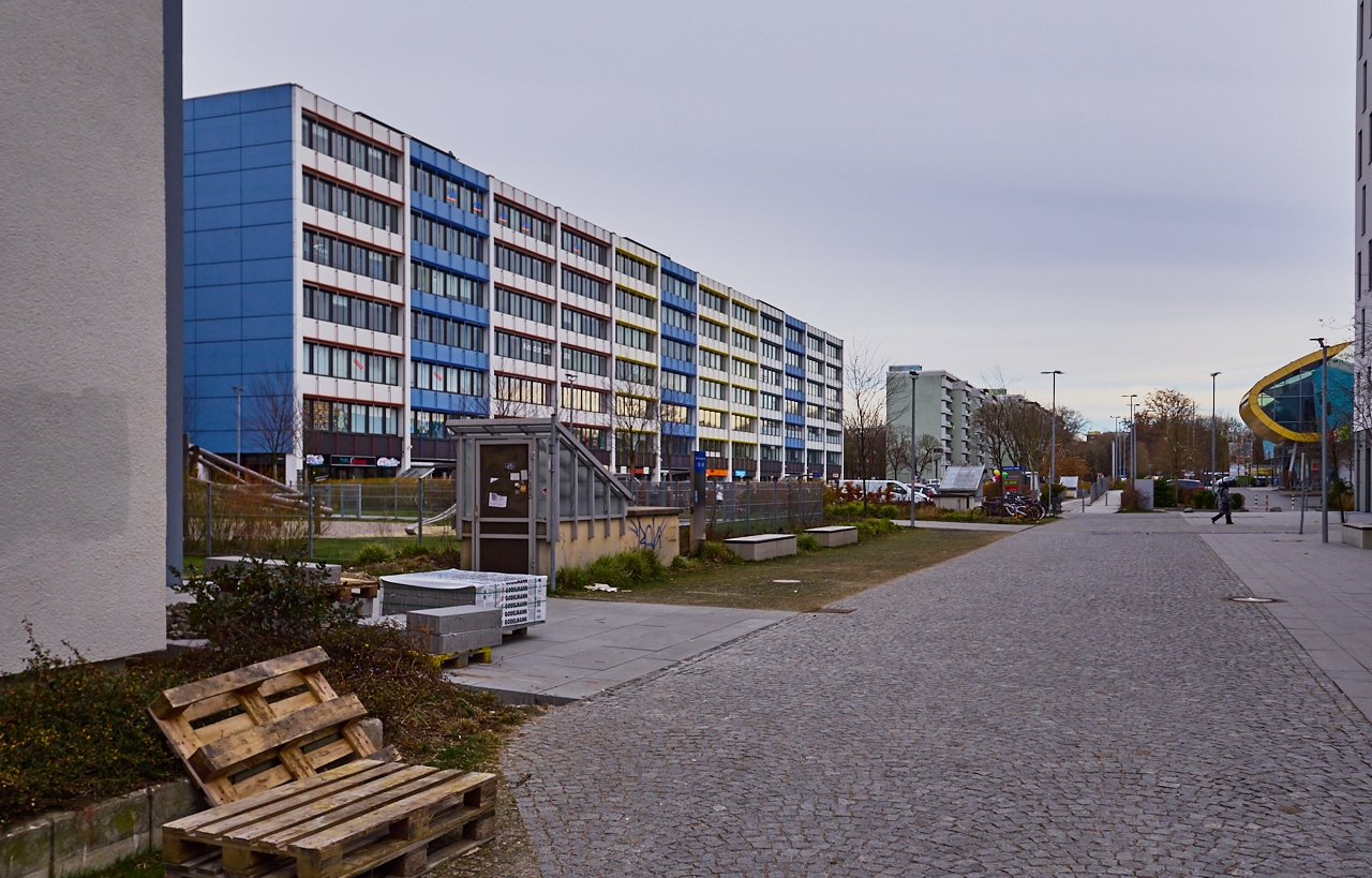 Plettstrasse mit neuen Pflastersteine am 10.12.2017