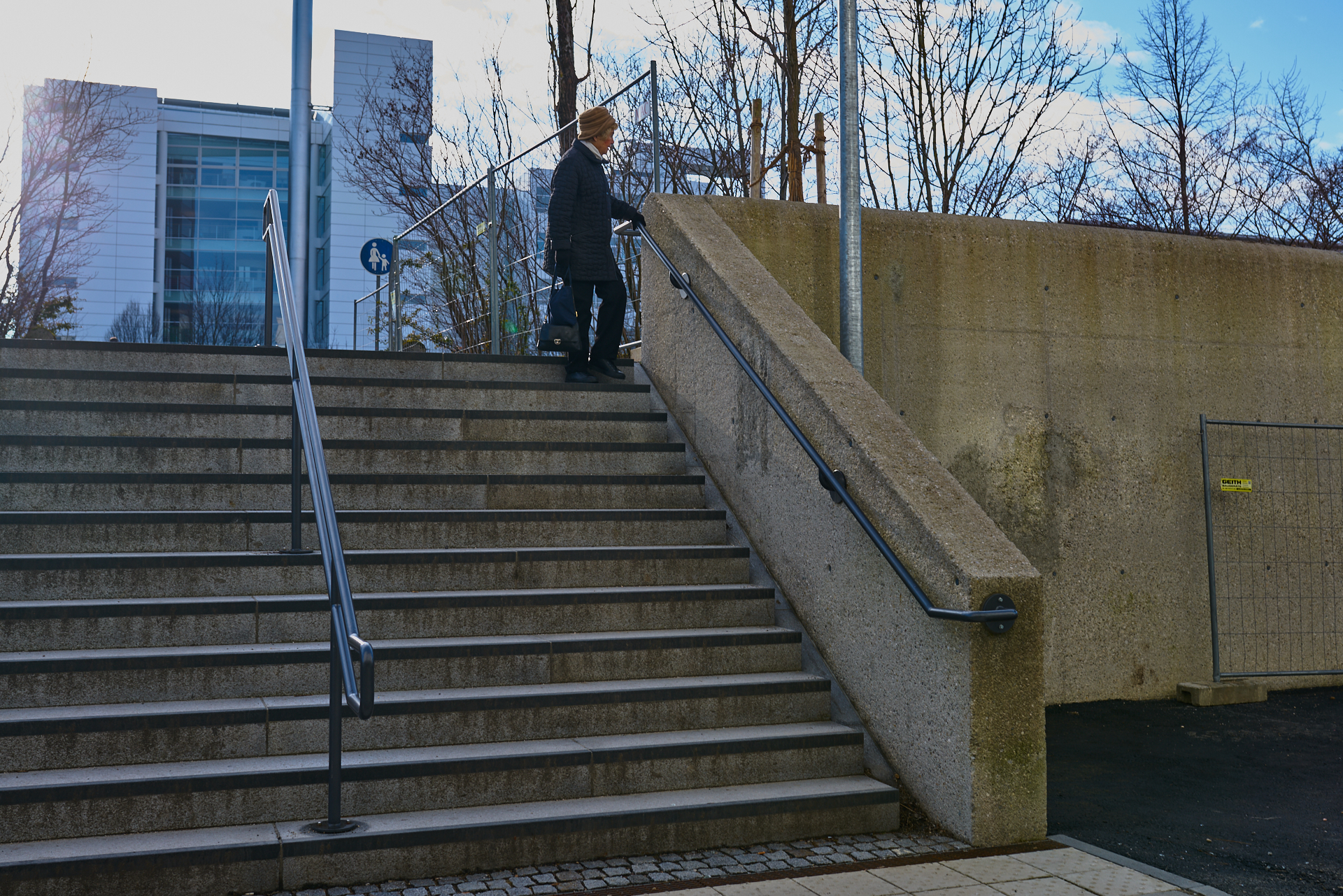 Rampe am LAO-Haus 15.01.2018 Photographer: Gelbmann