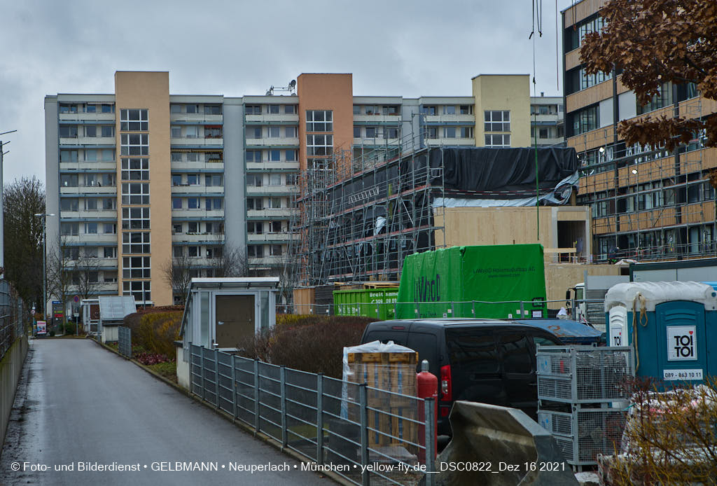 16.12.2021 -Holzmodulen für den Neubau der Internationale Montessorischule