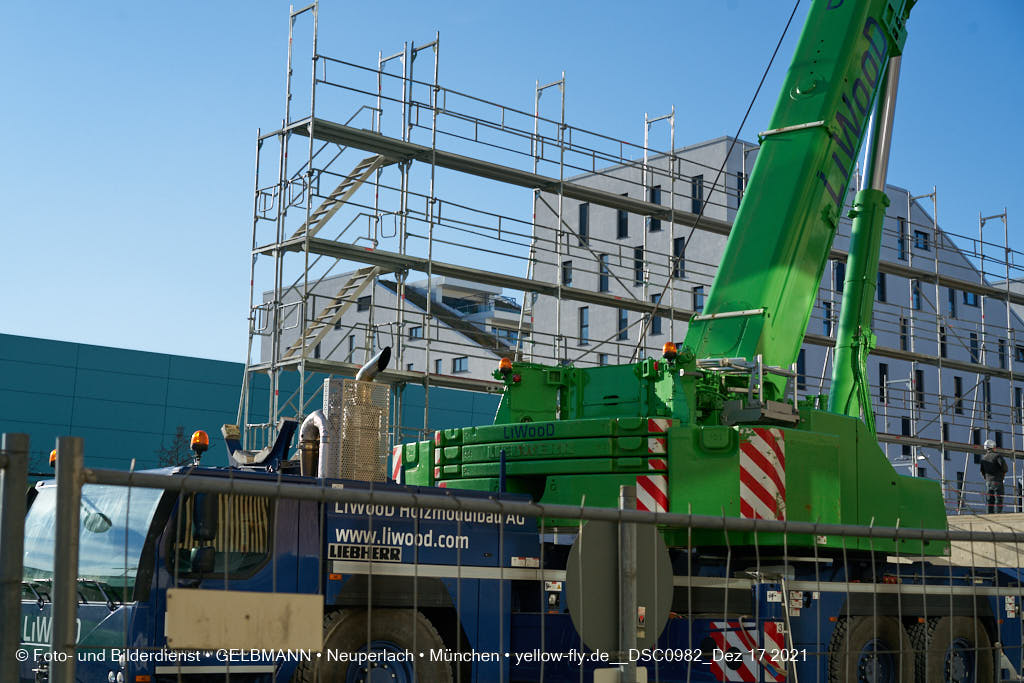 17.12.2021 - Baustelle zur Internationale-Montessorischule in Neuperlach