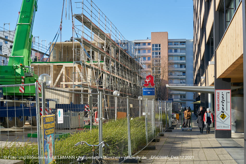 17.12.2021 - Baustelle zur Internationale-Montessorischule in Neuperlach
