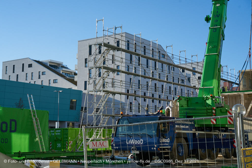 17.12.2021 - Baustelle zur Internationale-Montessorischule in Neuperlach