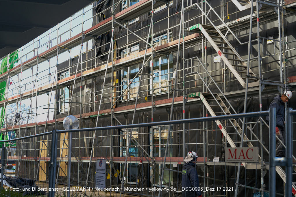 17.12.2021 - Baustelle zur Internationale-Montessorischule in Neuperlach