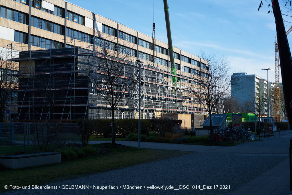 17.12.2021 - Baustelle zur Internationale-Montessorischule in Neuperlach