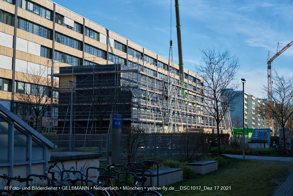 17.12.2021 - Baustelle zur Internationale-Montessorischule in Neuperlach