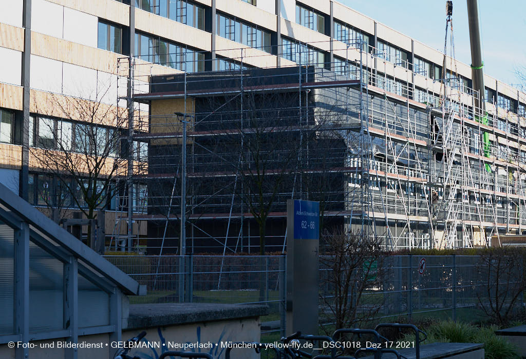 17.12.2021 - Baustelle zur Internationale-Montessorischule in Neuperlach