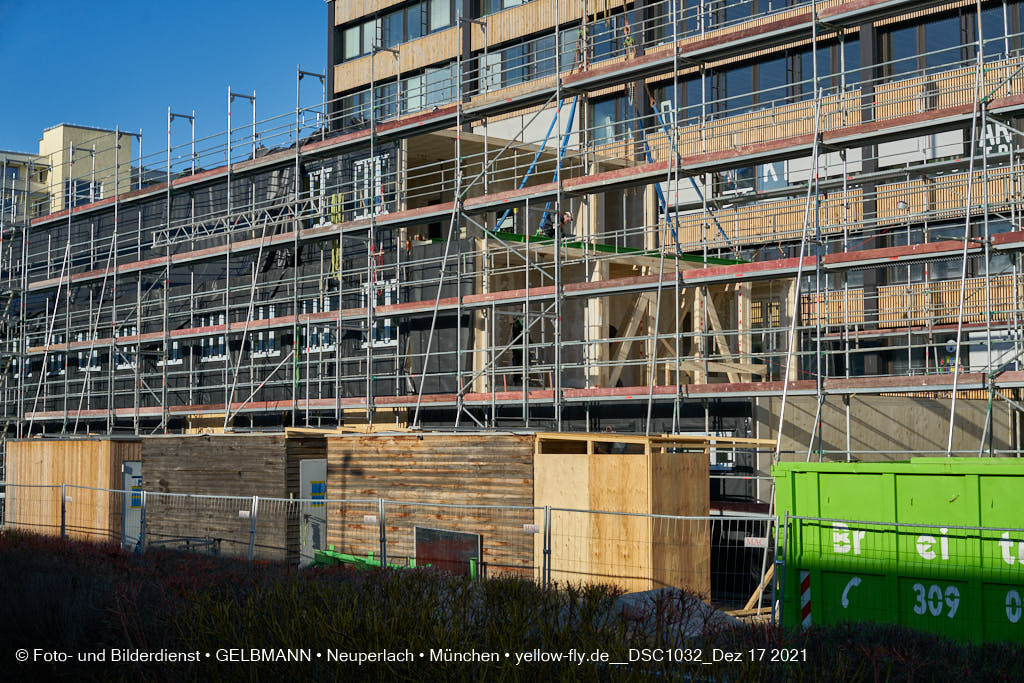 17.12.2021 - Baustelle zur Internationale-Montessorischule in Neuperlach