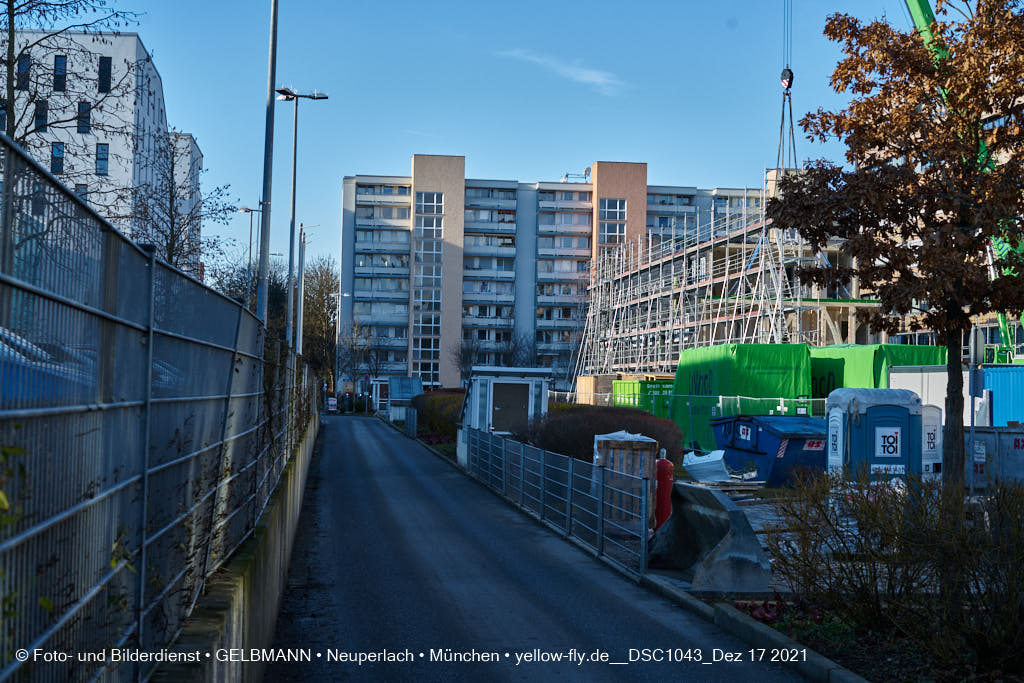 17.12.2021 - Baustelle zur Internationale-Montessorischule in Neuperlach