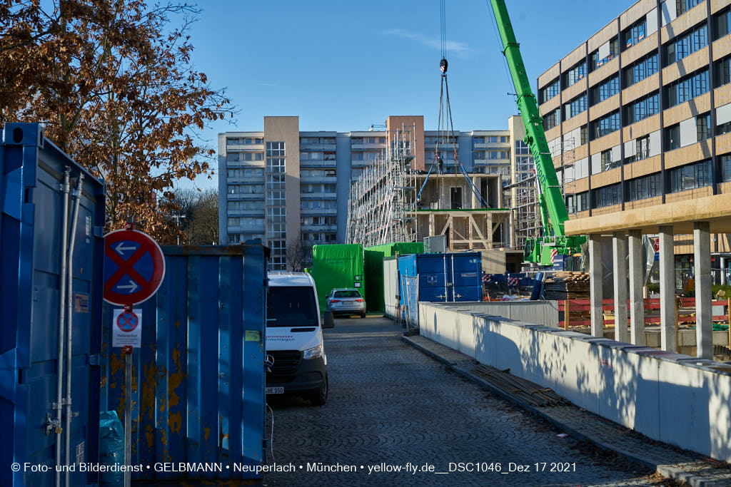 17.12.2021 - Baustelle zur Internationale-Montessorischule in Neuperlach