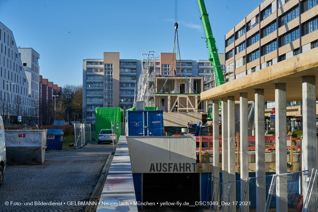 17.12.2021 - Baustelle zur Internationale-Montessorischule in Neuperlach