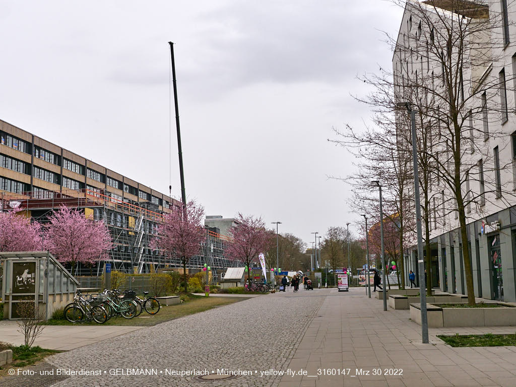 30.03.2022 - Baustell Montessorie Schule in Neuperlach