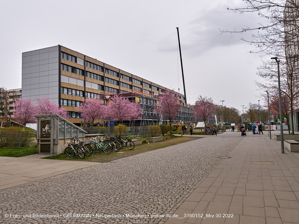 30.03.2022 - Baustell Montessorie Schule in Neuperlach