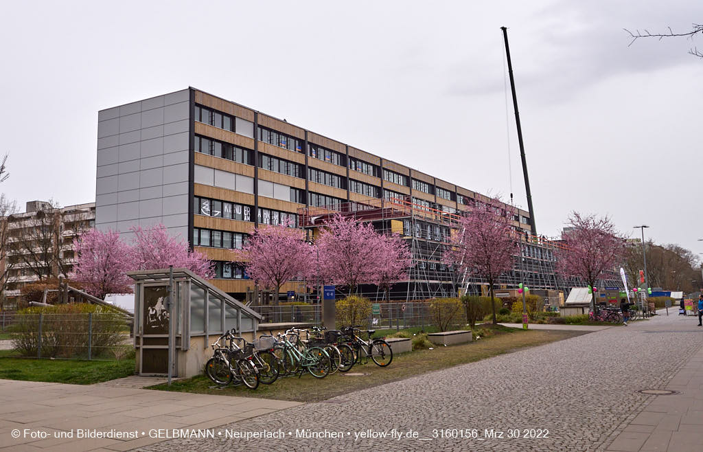 30.03.2022 - Baustell Montessorie Schule in Neuperlach