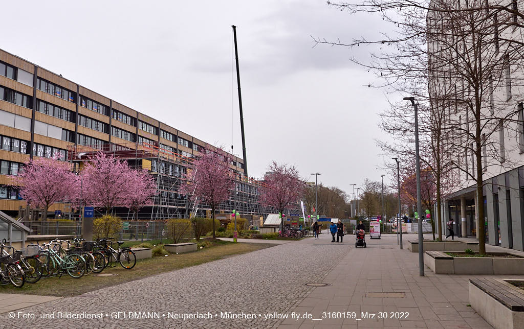 30.03.2022 - Baustell Montessorie Schule in Neuperlach