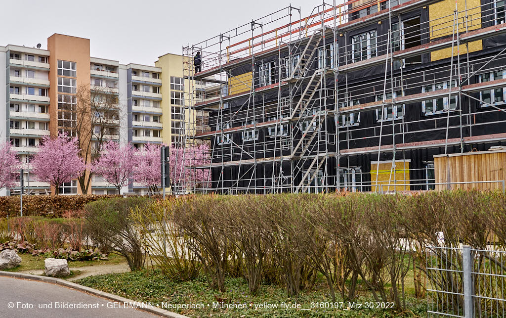 30.03.2022 - Baustell Montessorie Schule in Neuperlach