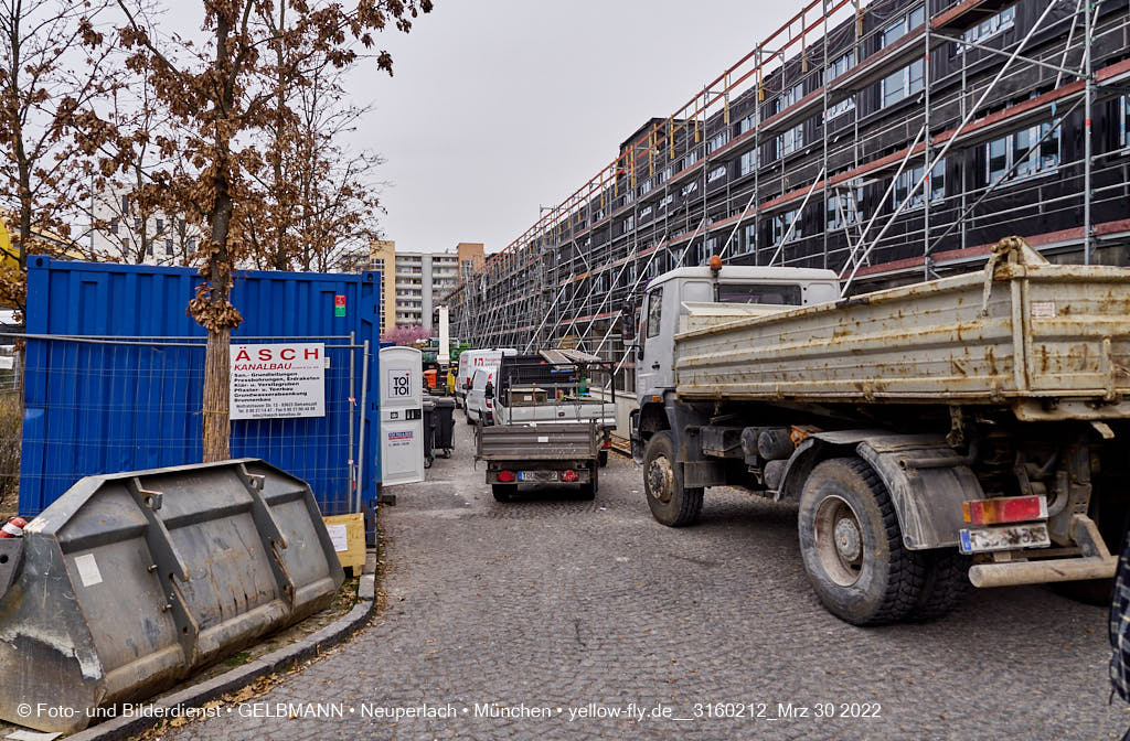 30.03.2022 - Baustell Montessorie Schule in Neuperlach