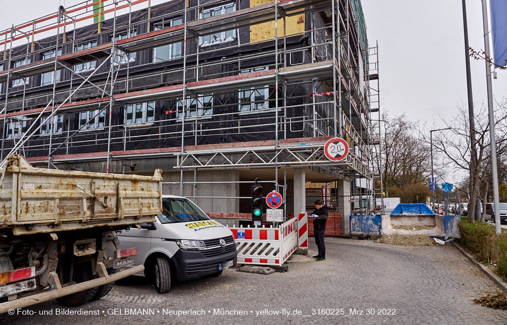 30.03.2022 - Baustell Montessorie Schule in Neuperlach