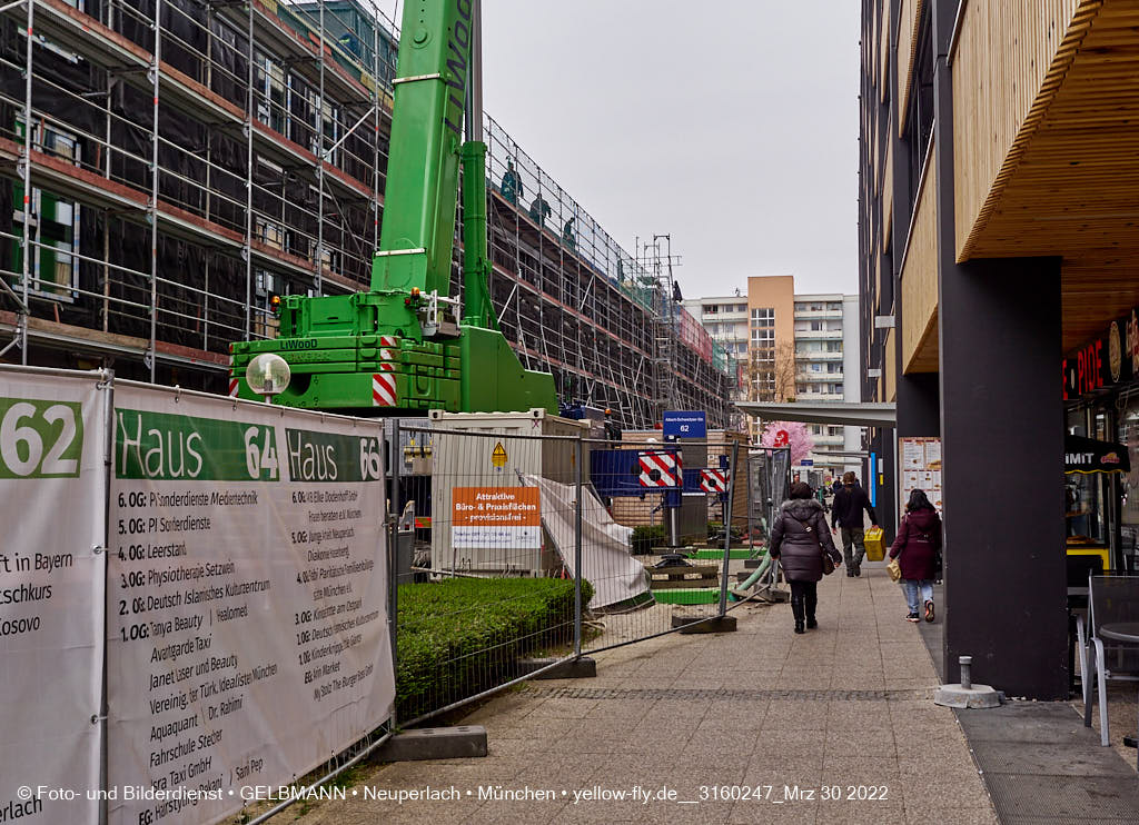 30.03.2022 - Baustell Montessorie Schule in Neuperlach
