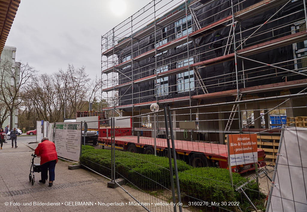 30.03.2022 - Baustell Montessorie Schule in Neuperlach