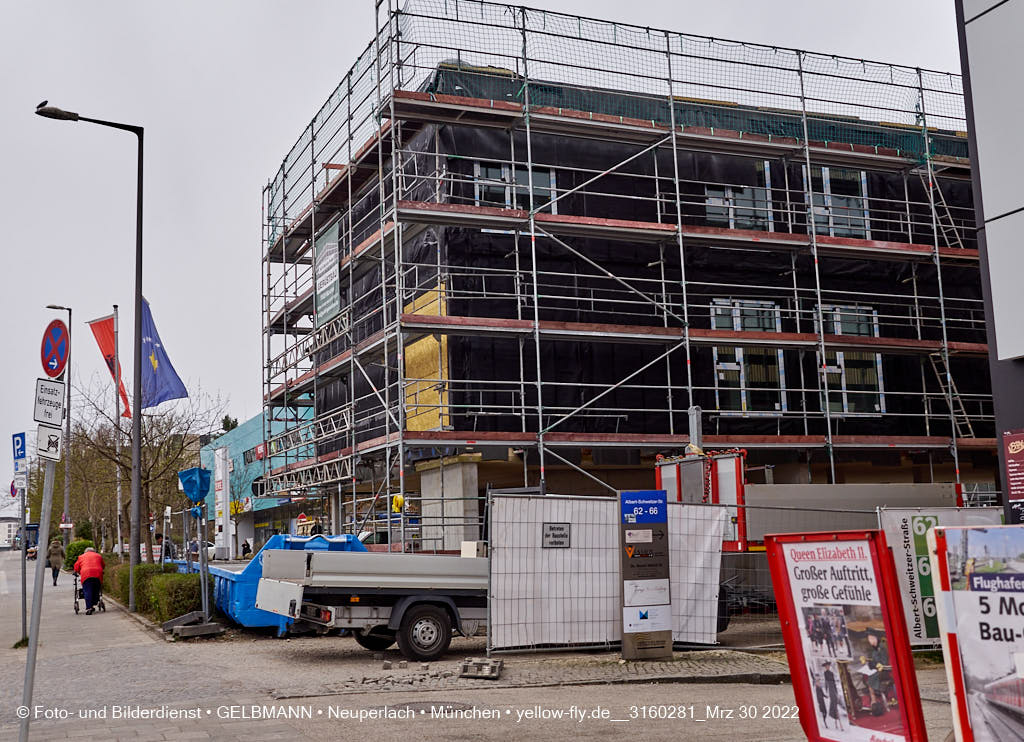 30.03.2022 - Baustell Montessorie Schule in Neuperlach