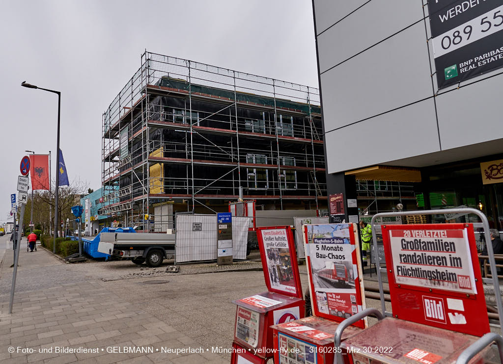 30.03.2022 - Baustell Montessorie Schule in Neuperlach